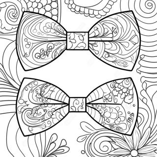 Page A Colorier De Noeud Papillon Colore 44313-36845