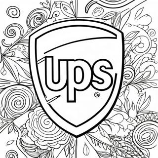 Page A Colorier Du Logo Ups 44352-36879