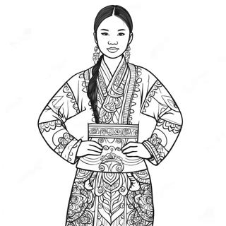 Hmong Pages À Colorier