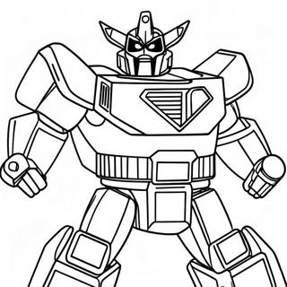 Page A Colorier Du Megazord 44412-36925