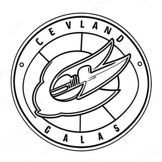 Page A Colorier Du Logo Des Cleveland Cavaliers 44482-36984