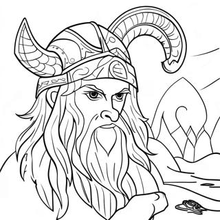 Page A Colorier De Mythologie Nordique 44562-37044