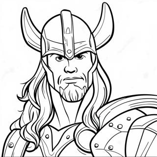 Page A Colorier Thor Avec Un Marteau 44563-37051