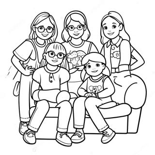 Page A Colorier Club Des Baby Sitters 44592-37071