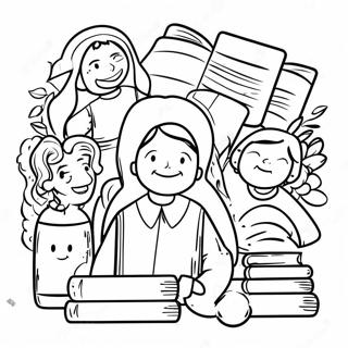 Semaine Des Écoles Catholiques Pages À Colorier