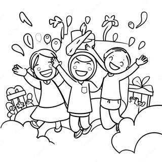 Page A Colorier Celebration Joyeuse Des Ecoles Catholiques 44603-37084