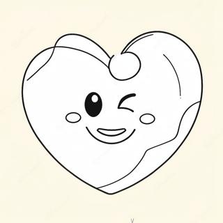 Page A Colorier Emoji Coeur 44642-37130