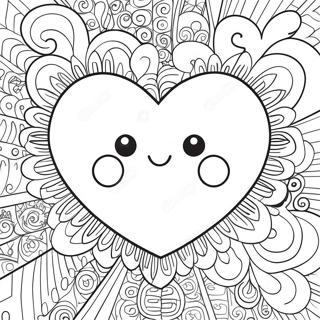 Page A Colorier Emoji Coeur 44642-37131