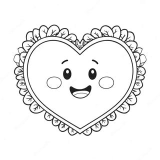 Page A Colorier Emoji Coeur 44642-37132