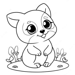 Page A Colorier Animaux Mignons Xoxo 44683-37150