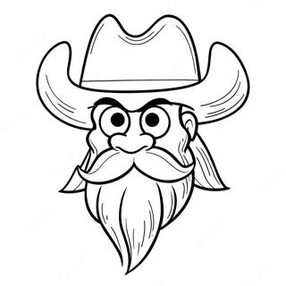 Page A Colorier Yosemite Sam Avec Chapeau De Cowboy 44713-37169