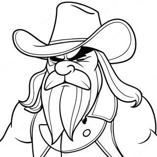 Page A Colorier Yosemite Sam Avec Chapeau De Cowboy 44713-37170