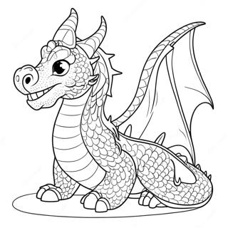 Dragon Mythique Pour Adultes Pages À Colorier