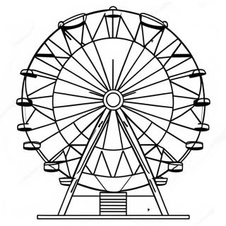 Page A Colorier Grande Roue Coloree A La Foire 44743-37197