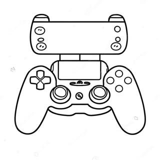 Page A Colorier De La Manette Playstation 44803-37247