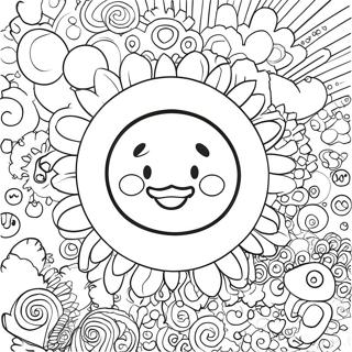 Takashi Murakami Pages À Colorier