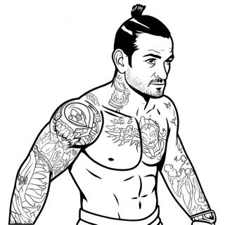 Page A Colorier De Cm Punk 44852-37279