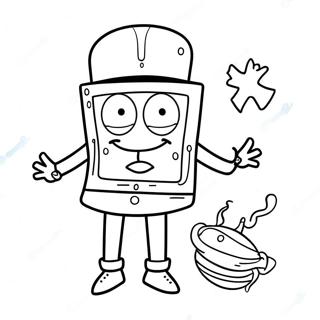 Page A Colorier De Costume De Pelerin De Spongebob 44893-37309