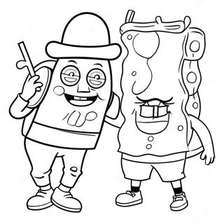 Page A Colorier De Costume De Pelerin De Spongebob 44893-37310