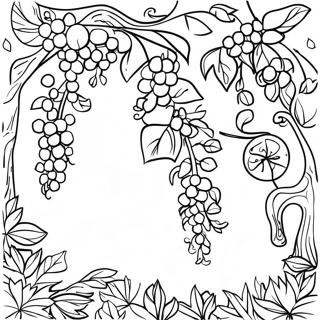 Vignes Pages À Colorier