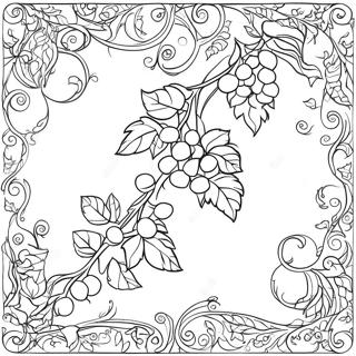 Page A Colorier De Vignes 44972-37384