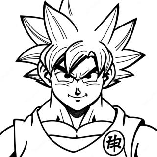 Goku Noir Pages À Colorier