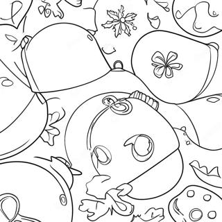 Page A Colorier Festive Des Cloches De Noel 45033-37432