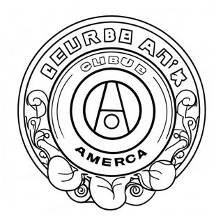 Page A Colorier Du Logo Du Club America 45042-37426