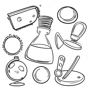 Outils Scientifiques Pages À Colorier