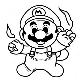 Page A Colorier De Fire Mario 45173-37527