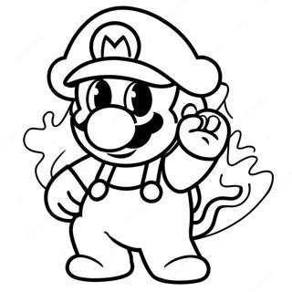 Page A Colorier De Fire Mario 45173-37528