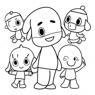 Page A Colorier Pocoyo Et Ses Amis 4522-3638