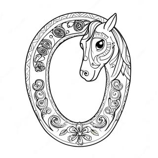 Page A Colorier De Fer A Cheval 45233-37575