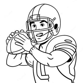 Page A Colorier Cooper Kupp Attrapant Un Ballon De Football 45264-37605