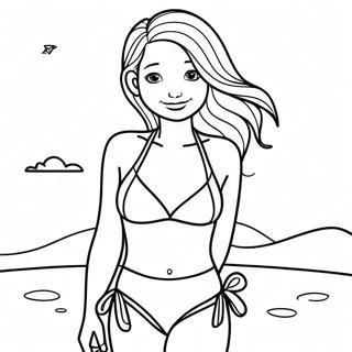 Page A Colorier Maillot De Bain 45303-37627