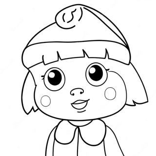 Page A Colorier Dora Avec Un Chapeau De Pere Noel Festif 45344-37665