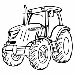 Page A Colorier Tracteur Kubota 45363-37674