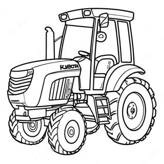 Page A Colorier Tracteur Kubota 45363-37676