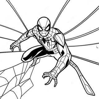 Page A Colorier Iron Spider De La Guerre De Linfini 45373-37687