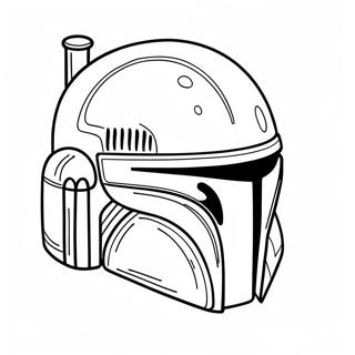 Page A Colorier Le Casque Iconique De Boba Fett 45394-37706