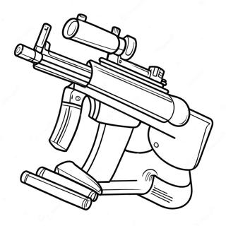 Fusil Pages À Colorier