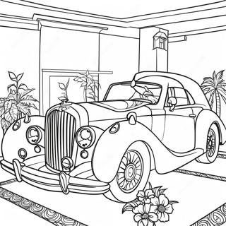 Page A Colorier De Voiture Bentley 45493-37774