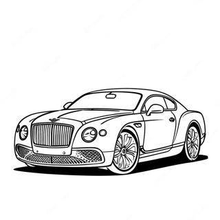 Page A Colorier De Voiture Bentley 45493-37775