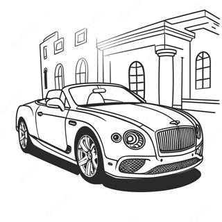 Page A Colorier De Cabriolet Bentley De Luxe 45494-37782