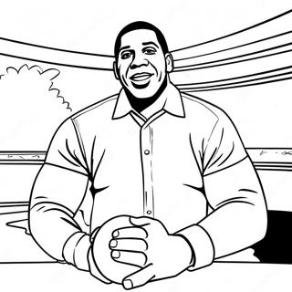 Page A Colorier De Magic Johnson 45503-37778