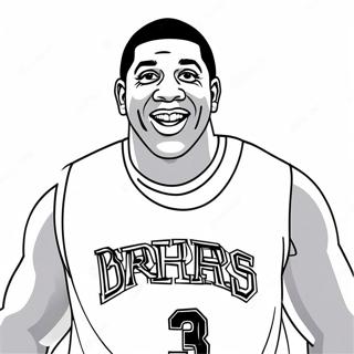 Page A Colorier De Magic Johnson 45503-37780