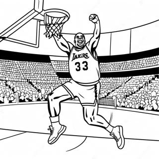 Page A Colorier De Dunk De Magic Johnson 45504-37793