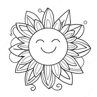 Page A Colorier De Soleil Brillant 45534-37814