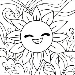 Page A Colorier De Soleil Brillant 45534-37815