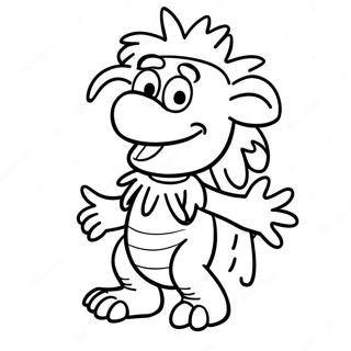 Page A Colorier De Gobo Le Fraggle Explorant 45544-37829